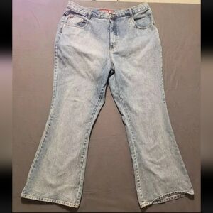 Zana Di Blue Flare Wide Leg Jeans